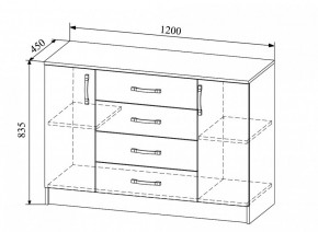 Комод Софи СКМ 1200.1 в Ленске - lensk.mebelnovo.ru | фото