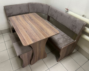 Кухонный уголок Миссия V велюр(серый) в Ленске - lensk.mebelnovo.ru | фото