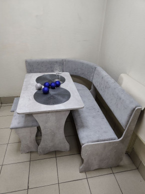 Кухонный уголок Миссия V велюр (цемент) в Ленске - lensk.mebelnovo.ru | фото