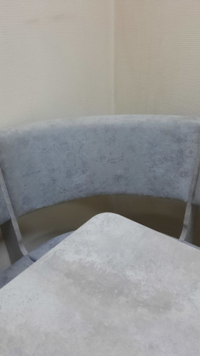 Кухонный уголок Миссия V велюр (цемент) в Ленске - lensk.mebelnovo.ru | фото