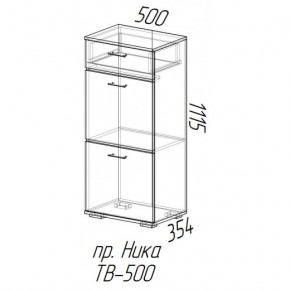 Ника тумба ТВ-500 (эра) в Ленске - lensk.mebelnovo.ru | фото