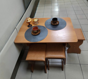 Обеденная зона Миссия (бук) в Ленске - lensk.mebelnovo.ru | фото