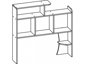 Полка надстройка Город SV в Ленске - lensk.mebelnovo.ru | фото