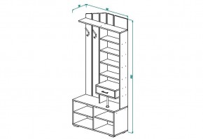 Прихожая ПР-5 в Ленске - lensk.mebelnovo.ru | фото